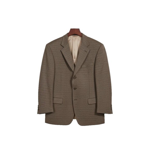 Givenchy Other - GIVENCHY MONSIEUR Wool Silk Blazer Sport Coat 46 LONG Mens Tweed Luxury Designer